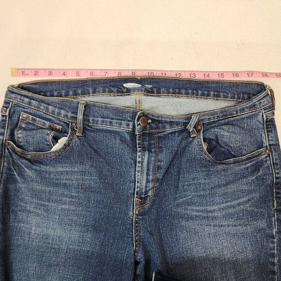 Old Navy Original Skinny Denim Stretch Jeans Women's Size 16 Short - Picture 3 of 8